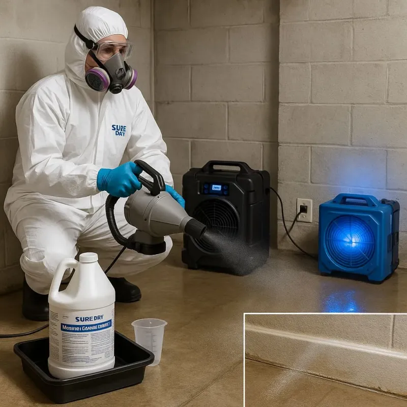 Sanitization and Odor Removal process in Allegan, MI